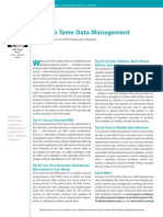 4 tips tame SAP data management reports