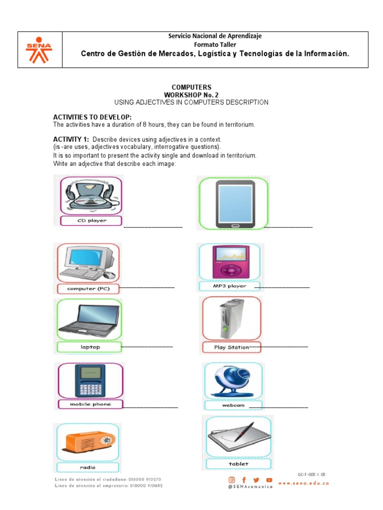 Adjectives for Computer Descriptions | PDF | Electronics | Electrical ...