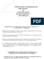 As Deficiências e o Trabalho Do Psicólogo