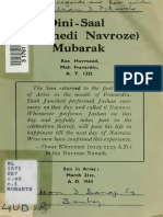 Zoroastrian Pamphlets Vol. 40 - True Zoroastrian Year - An Invitation To Think by Behram D. Pithavala (Unknown Publication Date)