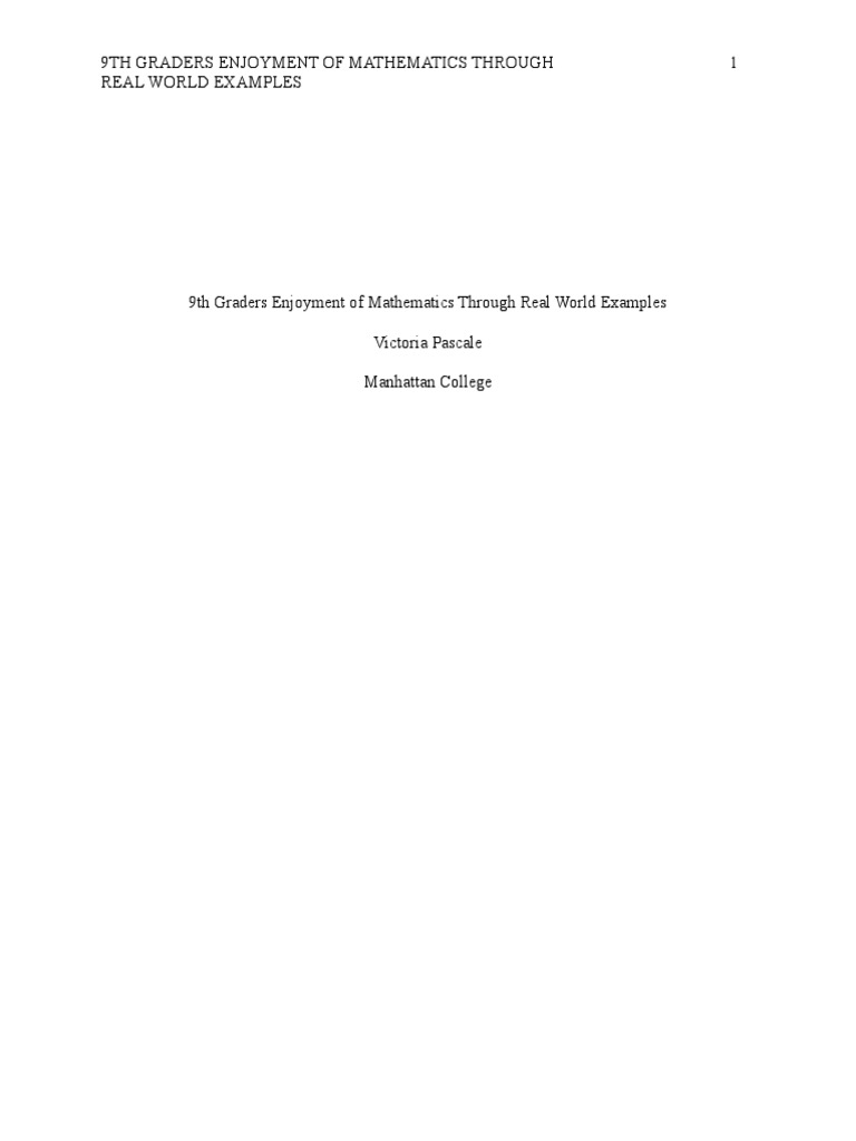 Engaging 9th Graders in Math Learning | PDF | Mindset | Mathematics