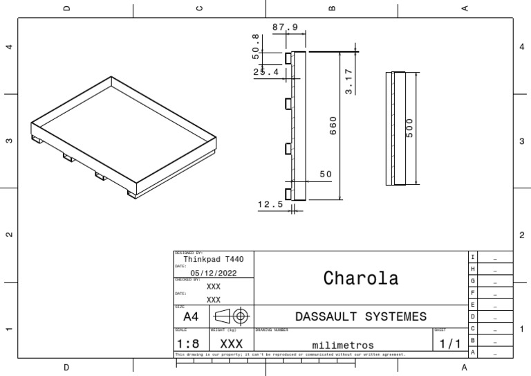 Technical Drawing Specifications A4 | PDF