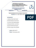 Administración Financiera Primer Parcial Taller N°6 Grupo #1