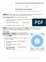 Element Builder Gizmo Lab Student Exploration Sheet