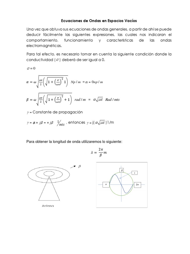Demostracion de La Ecuacion de Onda | PDF | Olas | Longitud de onda