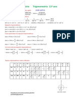 Formulário Trigonometria 11º