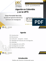 Unidad 2 Investigación en Colombia y UPTC 2022