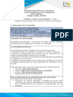 Guia de Actividades y Rúbrica de Evaluación - Unidad 1 - Paso 1 - Realizar Línea de Tiempo de La Evolución Histórica de La Bioética