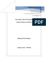 Trabalho Do Campo II de Geografia de Mocambique I