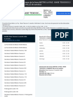 Metro La Paz - Base Texcoco 2 Leandro Valle