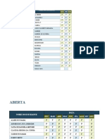 Planilhas Frequencia Alunos EL