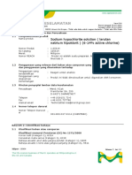 MSDS Natrium Hipoclorit