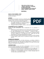 Sentencia laboral sobre beneficios sociales