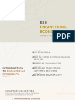 ES6 Engineering Economics Introduction