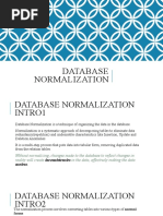 Database Normalization