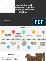 Timeline Historicizing and Intellectualizing Knowledge in Your Content Area