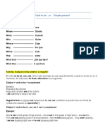 Verb To Be Vs Simple Present With Activities