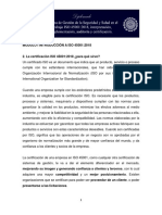 I.2 La Certificación ISO 450012018 ¿Para Qué Sirve - T