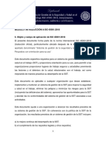 I.6 Objeto y Campo de Aplicación de ISO 450012018