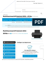 Multifuncional HP DeskJet 2050 - J510a - Suporte Ao Cliente HP®
