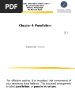 Para - Writng 4 - Parallelism