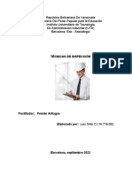 Informe Tecnicas de Inspeccion