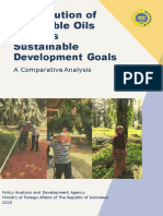 Contribution of Vegetable Oils Towards Sustainable Development Goals