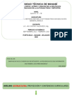 Tema 1 - Proyección Curricular