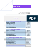 Carta Gantt