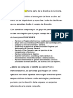 El Comité Ejecutivo Forma Parte de La Directiva de La Misma