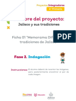 Ficha 01 - Memorama Diferentes Tradiciones de Jalisco
