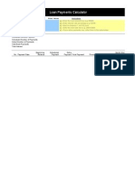 Loan Payments Calculator: Enter Values