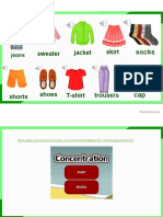 Clothes Powerpoint + Game
