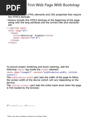Bootstrap