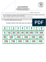 Guia de Numeración 3°