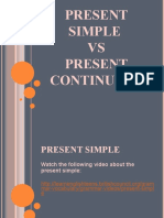 Present Simple Vs Present Continuous 81945