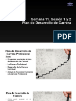 SEMANA 11 - Sesión 1 y 2 Planeación de Carrera Profesional