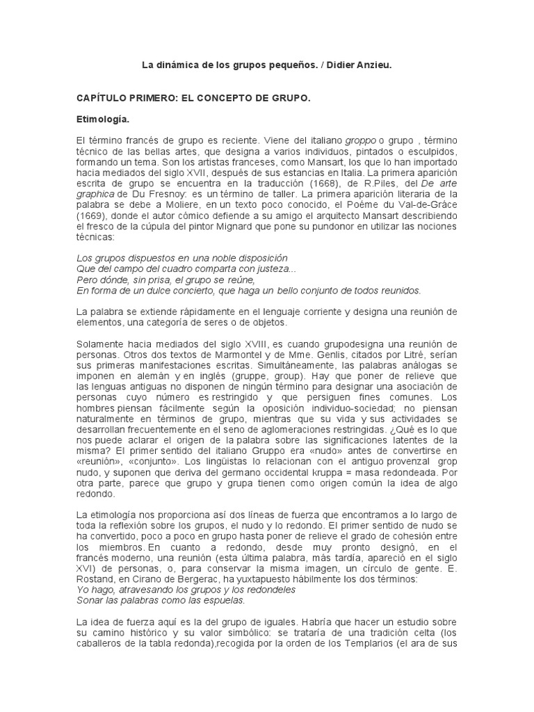 Didier Anzieu PDF Sicología Psicoanálisis