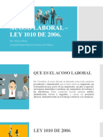 Acoso Laboral - Ley 1010 de 2006