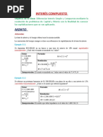 Ejercicios Resueltos Interes Simple y Compuesto | PDF | Interés ...