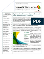 Hidrocarburos Bolivia Informe Semanal Del 25 Al 31 Julio 2011