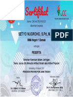 33 Sertifikat Forum Ilmiah Kamisan Dalam Jaringan Pgri Jawa Tengah 4 Februari 2021