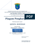 Qonita Piagam Penghargaan 2