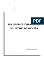 Ley Fraccionam Yuc