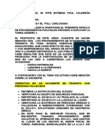 Procedimientos policíacos en accidentes de tránsito con personas fallecidas