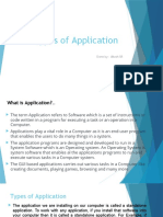 Types of Application
