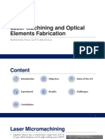 (Masters Thesis) Laser Machining