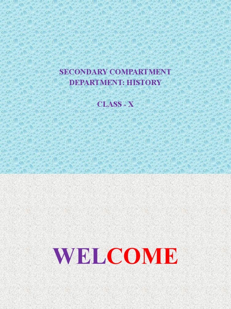 Class X History PDF Multiple Choice Nationalism