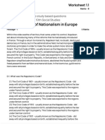 The Rise of Nationalism in Europe WORKSHEET 1