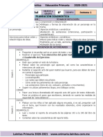 Plan Diagnóstico - 6to Grado Formación C y E (2020-2021)